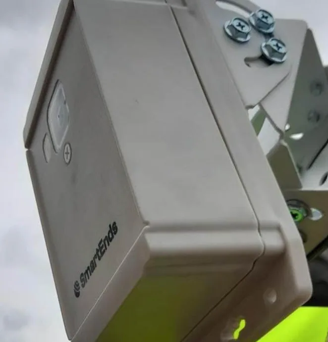 Weighing lane with VisnLine cameras for number plate and waste quality